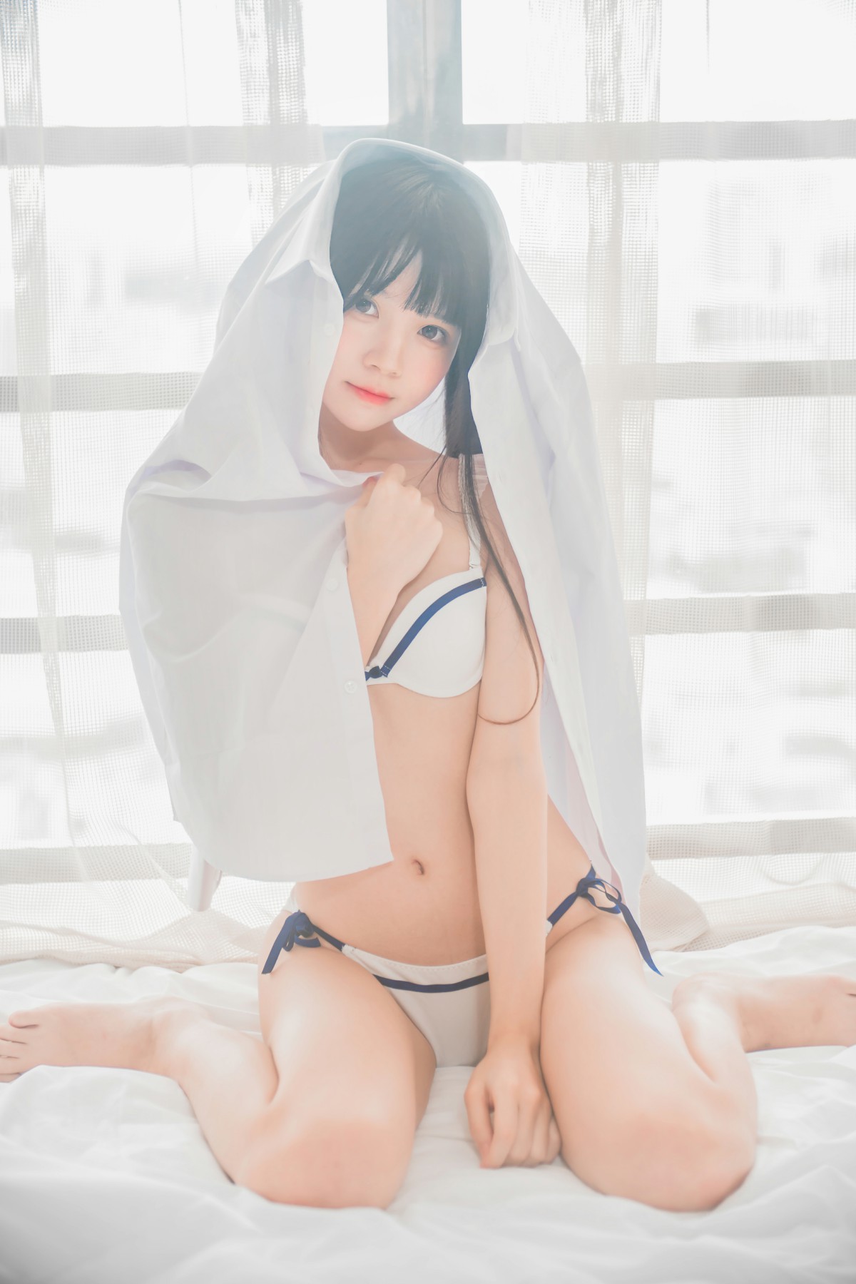 图片[43]-[桜桃喵]桜桃未熟-白衬衫双马尾 – COSPLAY-瞬颜部落