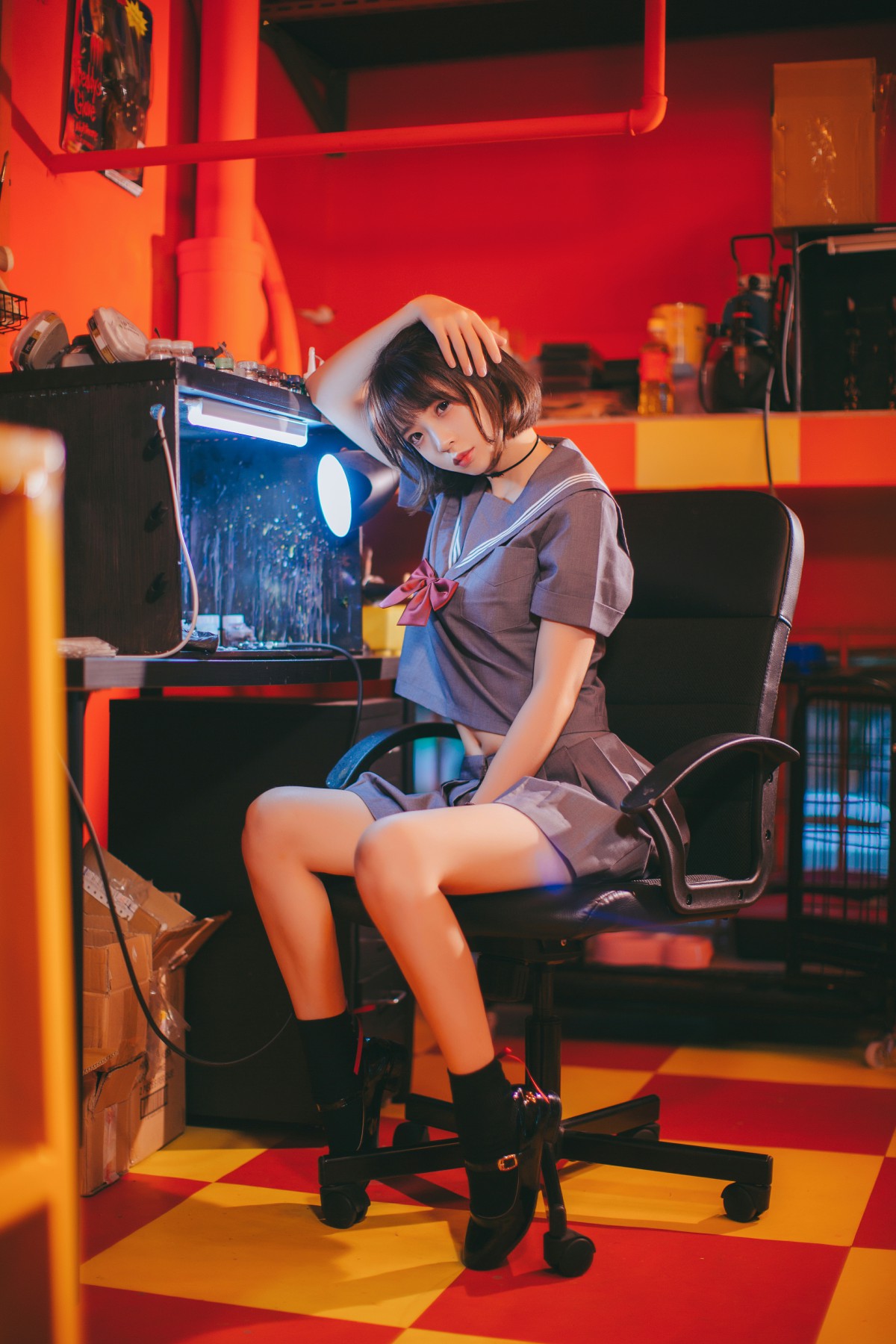 图片[2]-疯猫ss – 被囚禁的少女 – COSPLAY-瞬颜部落