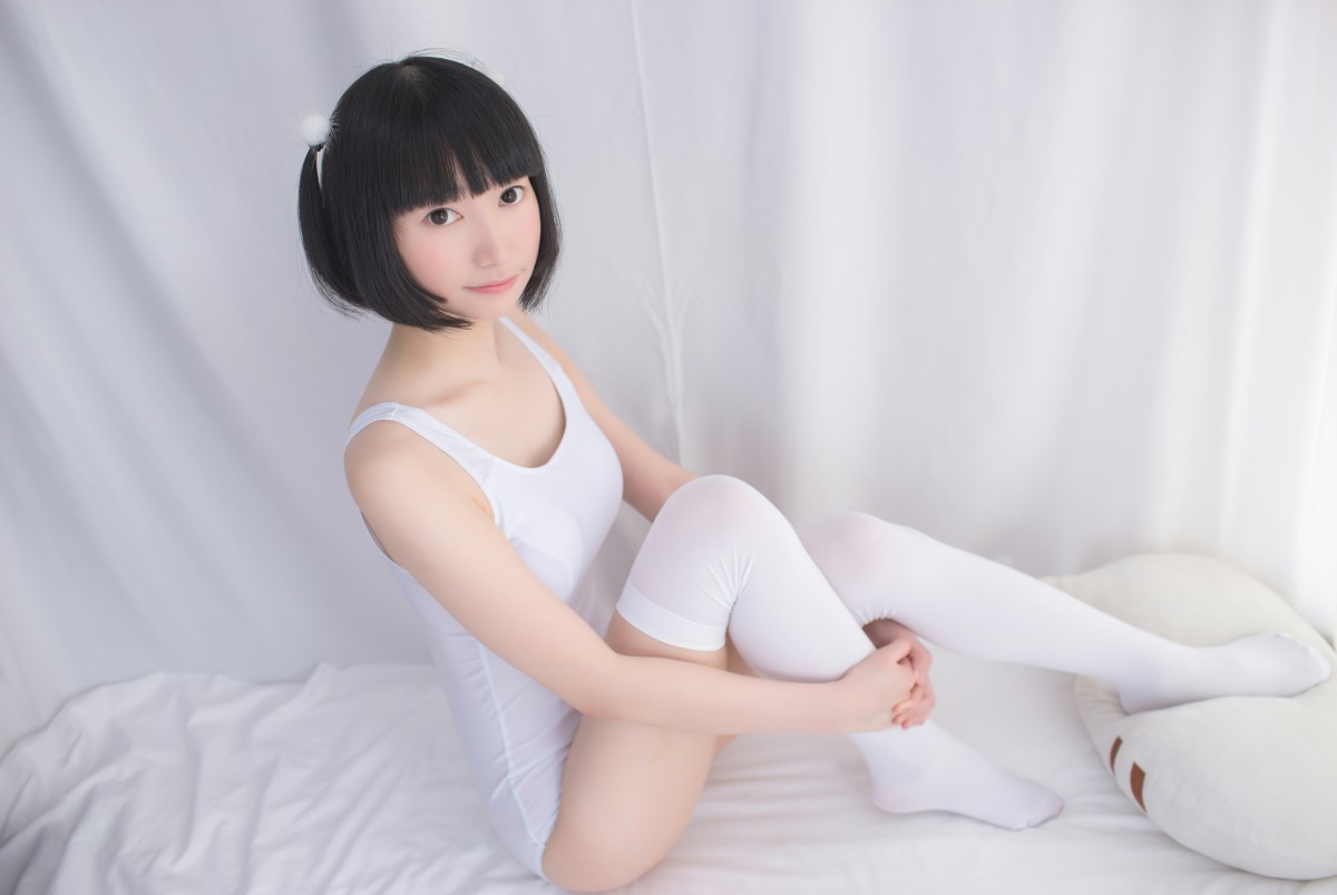 图片[14]-[轻兰映画写真]SPL.001 白色纯情丝袜秀 – COSPLAY-瞬颜部落