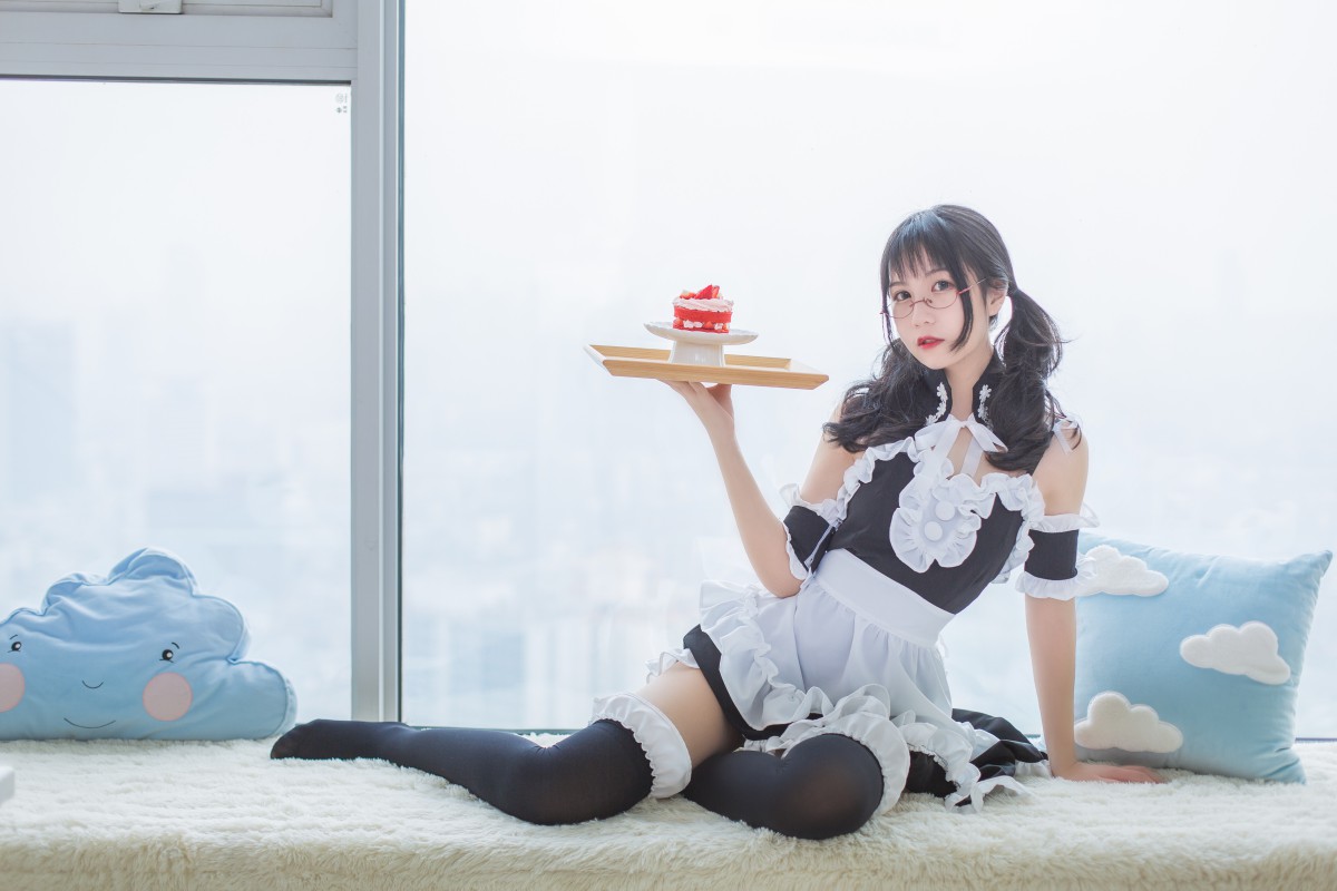 图片[2]-COS美女 逐月SU写真 – 女仆 – COSPLAY-瞬颜部落