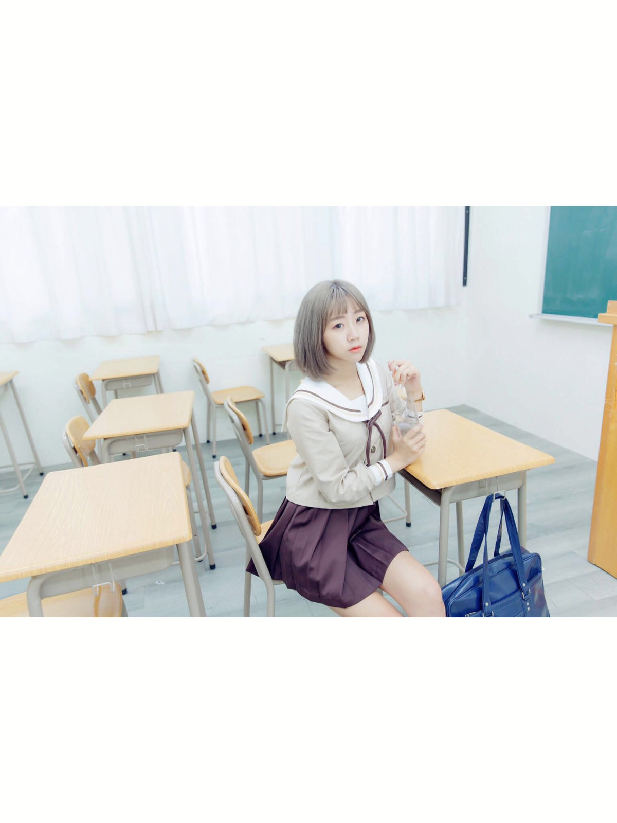 图片[2]-[JUICY]多汁女孩阮靖貽 水手服挑逗可爱单纯学生 – COSPLAY-瞬颜部落