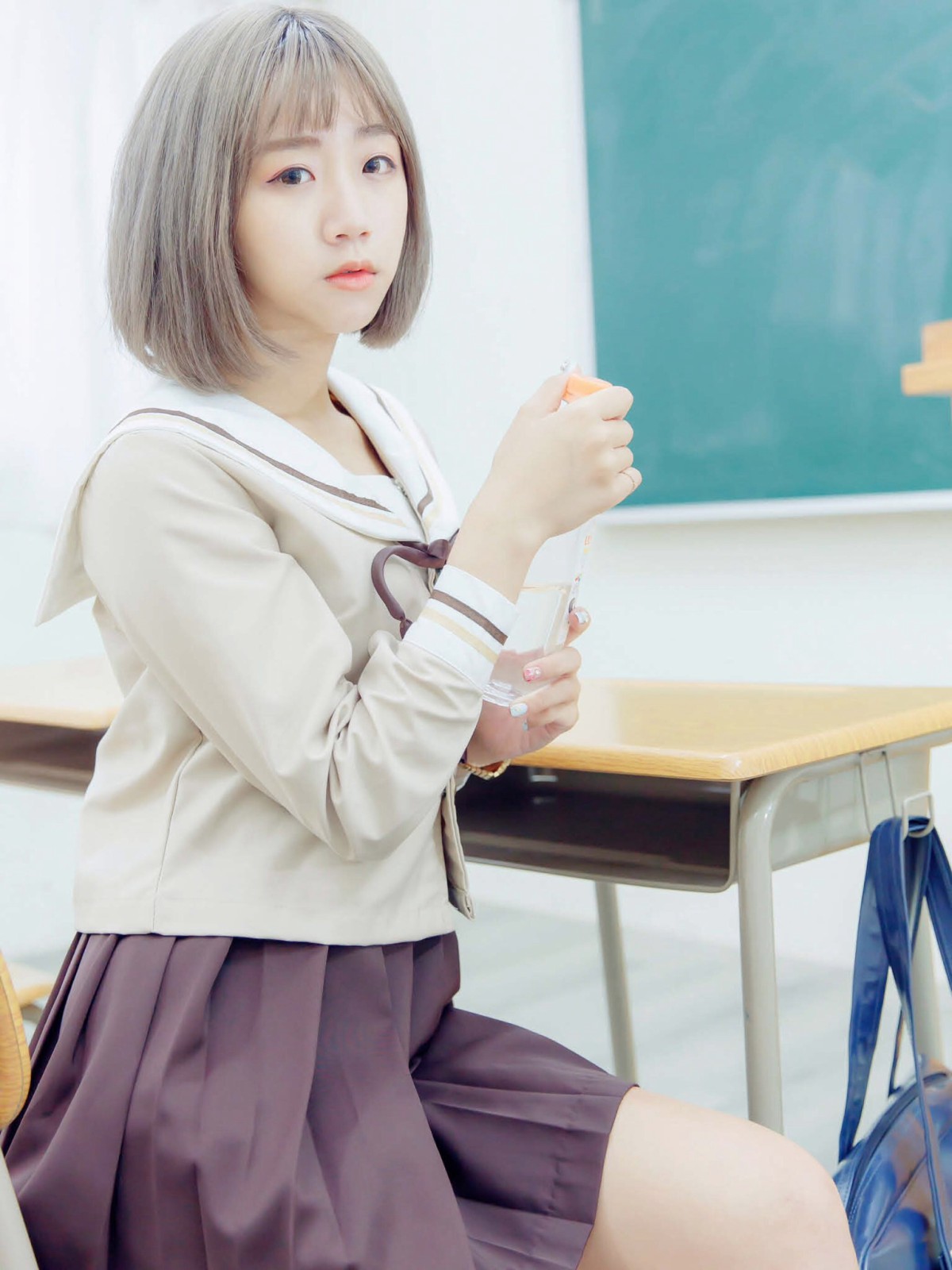 图片[3]-[JUICY]多汁女孩阮靖貽 水手服挑逗可爱单纯学生 – COSPLAY-瞬颜部落