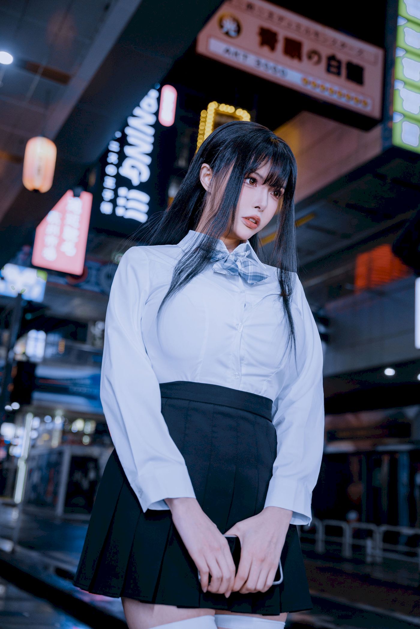 清纯女友夏小秋秋秋白丝学妹制服户外性感写真-御萝部落-瞬颜部落