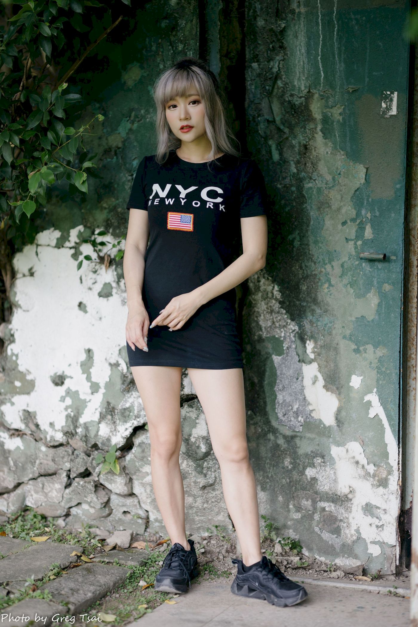 凯云黑裙美腿巧语嫣然运动风写真